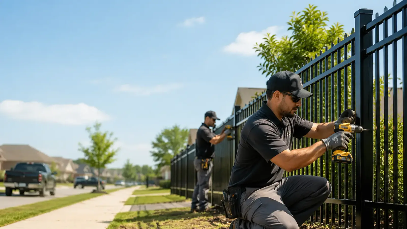 Metal Fence Installation in Guerra, TX